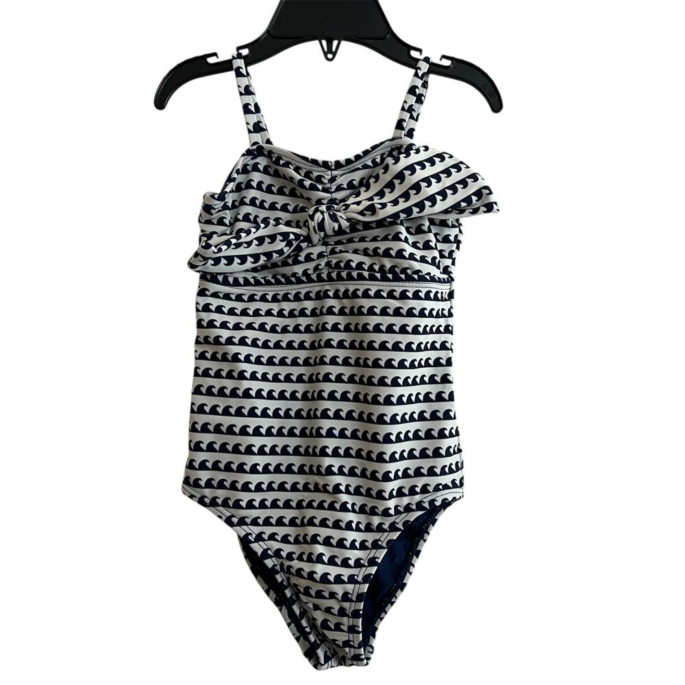 Coral Reef wave print swimsuit
